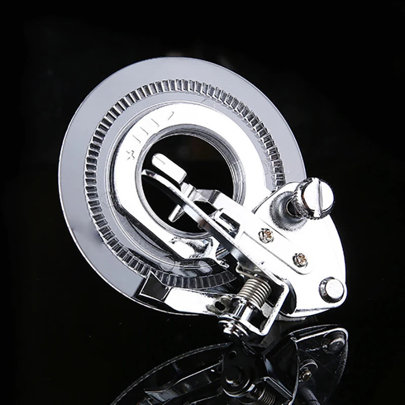 

1pc Universal Decorative Daisy Round Flower Stitch Sewing Machine Presser Foot-Fits All Low Shank Snap-On Sewing Machines