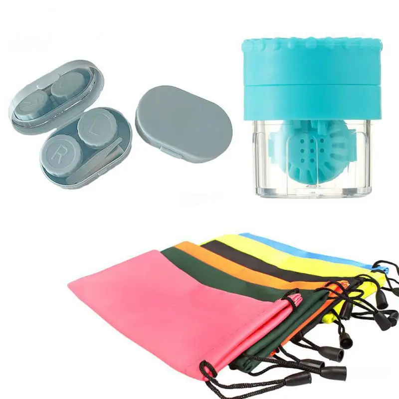 Дорожная коробка для хранения не занимает места Прочная двойная Коробка очков