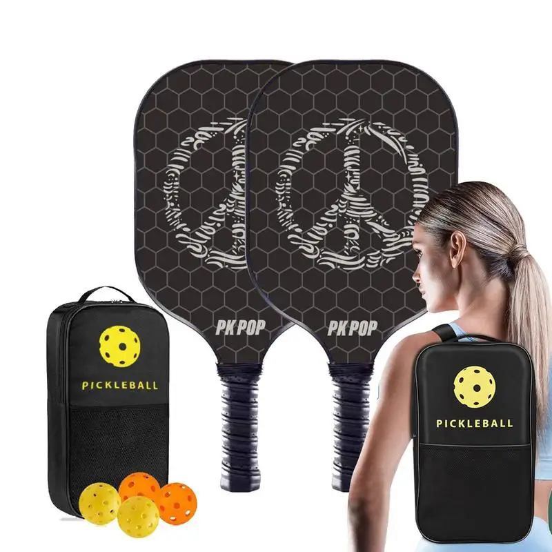 

Pickle Ball Racket Non-Slip Rackets Pickleball Paddle Pickle Ball Paddles Fiberglass/Carbon Fiber With Comfort Grip Pickleball