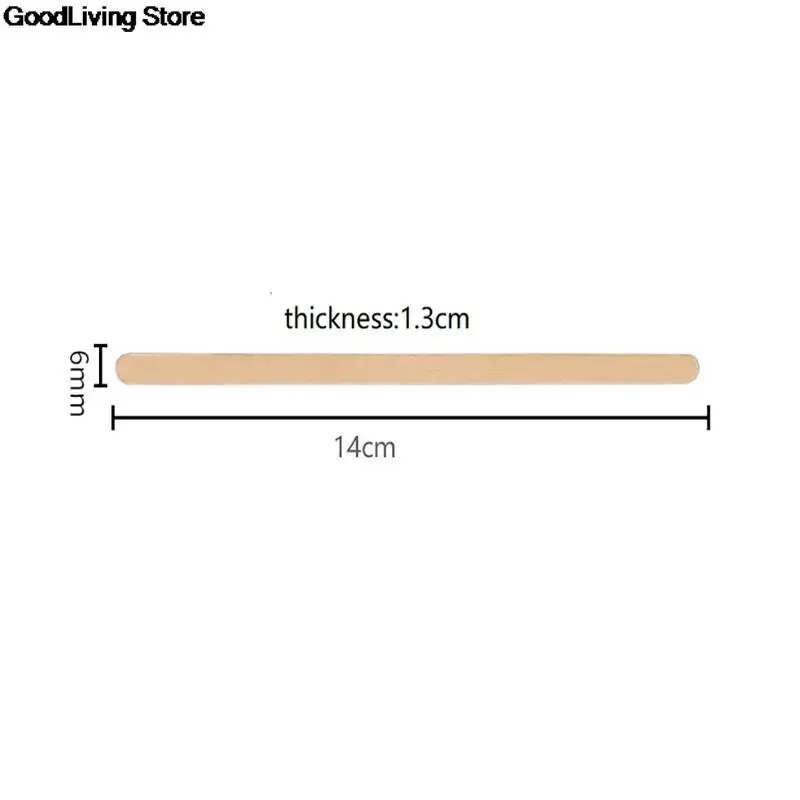 Brand New Disposable Stir Sticks Natural Wooden Tea Coffee Stirrers Shop Cafe Supplies Dinerware Sets Kitchen Products 100pcs | Дом и сад