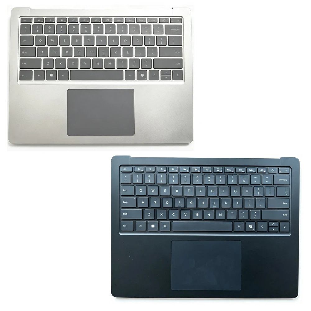 Фото Клавиатура с подставкой для рук и тачпадом для Microsoft Surface Laptop 6 13.5 дюймов (модель: 2033) Запасная часть №1