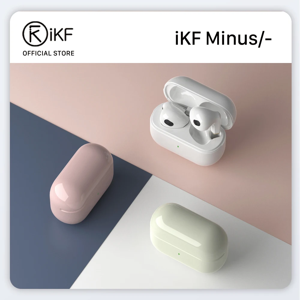

IKF-минус беспроводные наушники Bluetooth Eaphones игровой сенсорный контроль с зарядным чехлом водонепроницаемый AAC стерео звук для iOS/Android