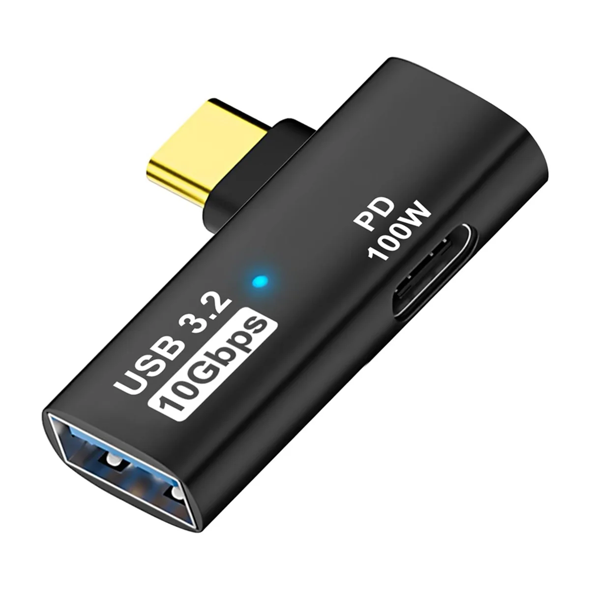 Адаптер 2-в-1 USB C-USB 3 2 с портом для зарядки 100 Вт конвертер OTG Thunderbolt 4/3 Rog Ally паровой