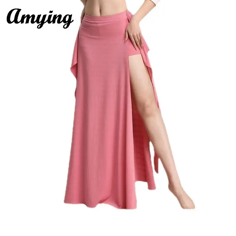 Женская сексуальная длинная юбка с разрезом для танца живота женская