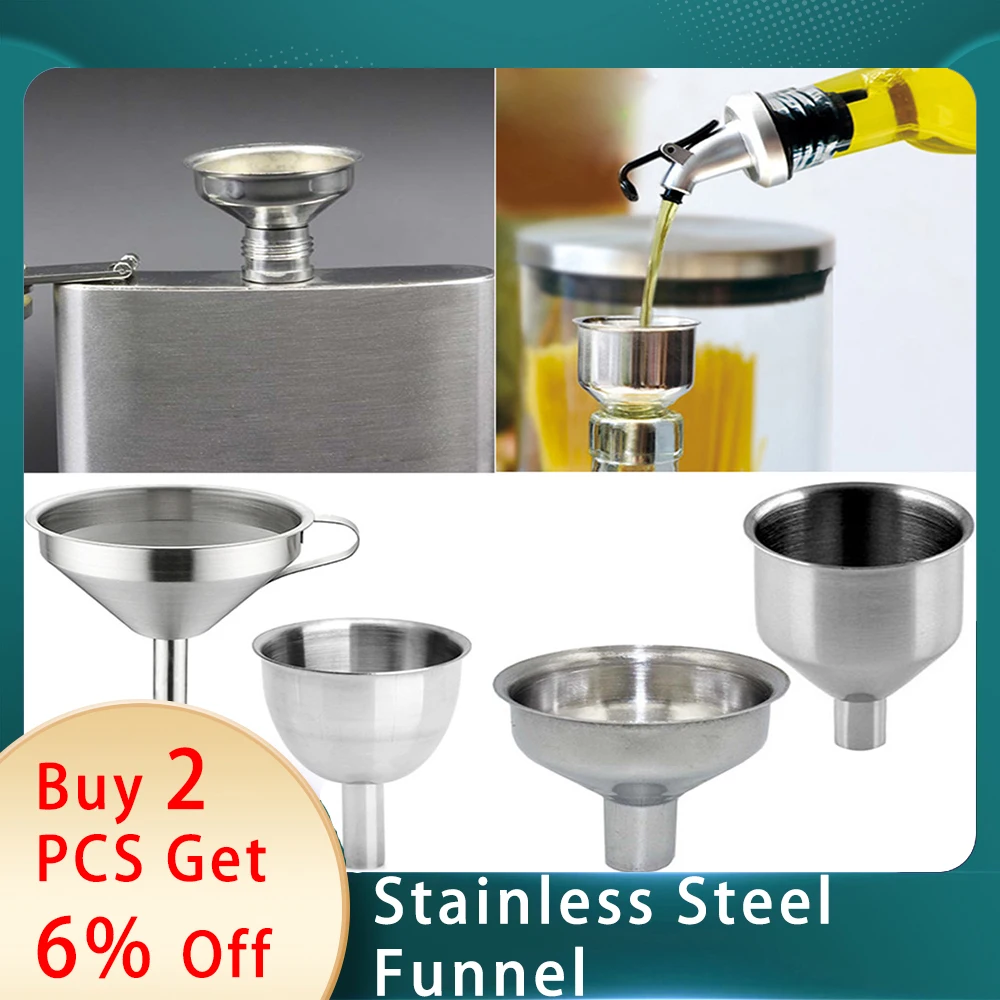 Мини Воронка для бутылок из нержавеющей стали розлива небольших соков пивной