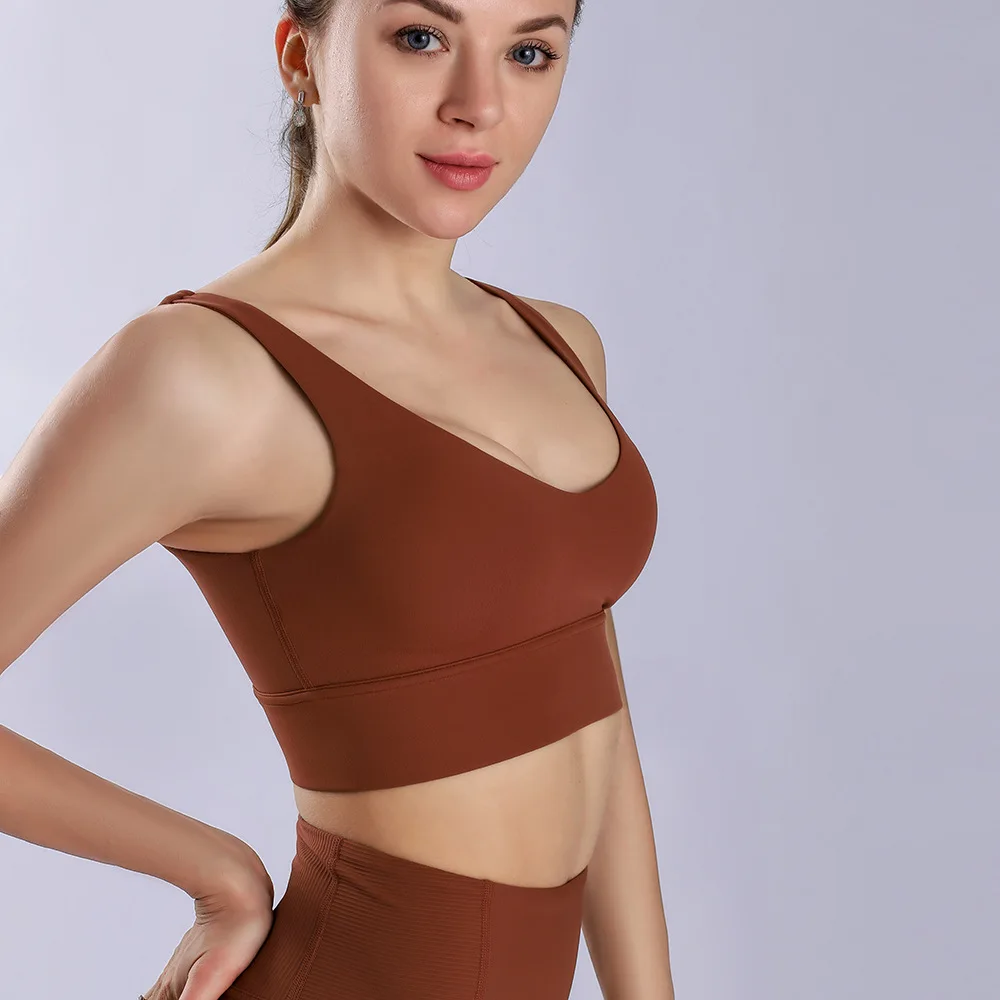 Women Sports Bra Sport Vest Underwear Sportswear CropTop For Female Fitness Gym Running Push Up Yoga Top
