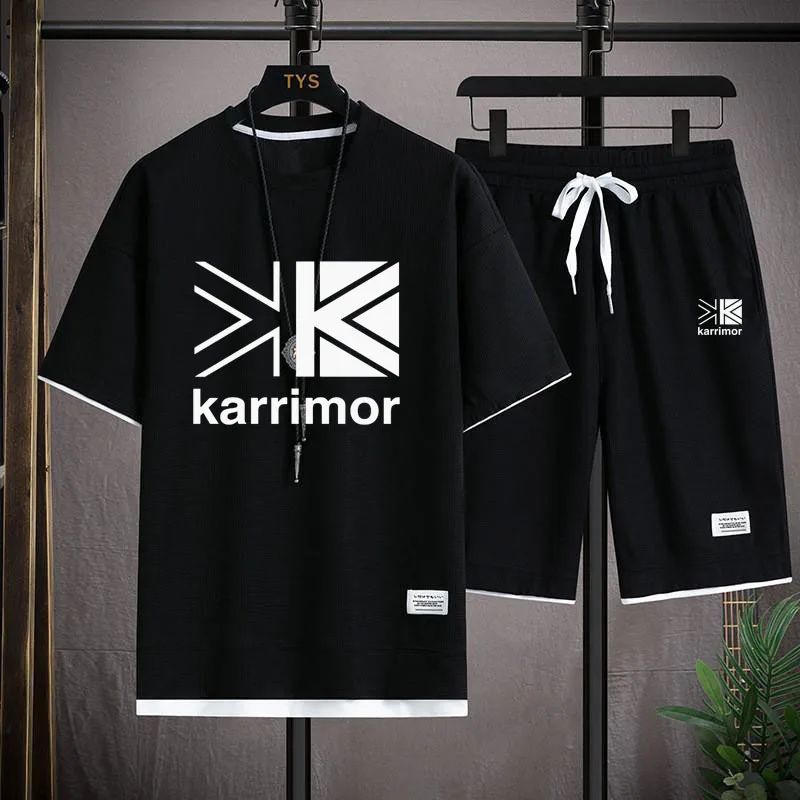 

Summer men's fashion two-piece Ropa Hombre jogging shorts T-shirt Homme Sportswear short suit sportssuit men's wear