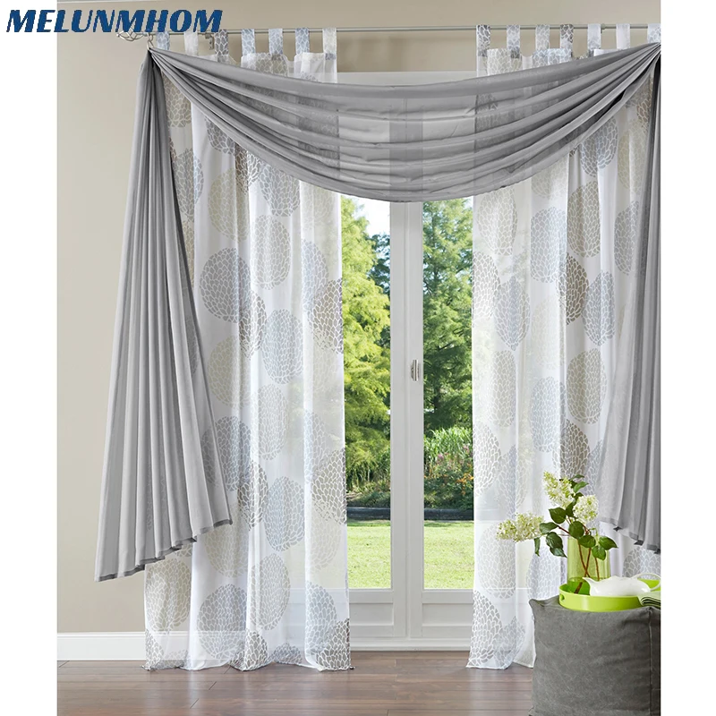 

Terri Tulle Pelmets Fabrics Diy Valance Curtains for Living Room Kitchen Drapes Window Treatments Valance Curtains for Bedroom