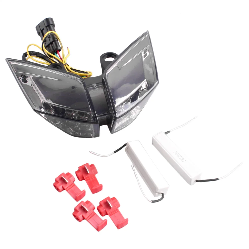 Задний стоп-сигнал E-Mark встроенный светодиодный указатель поворота мотоцикла