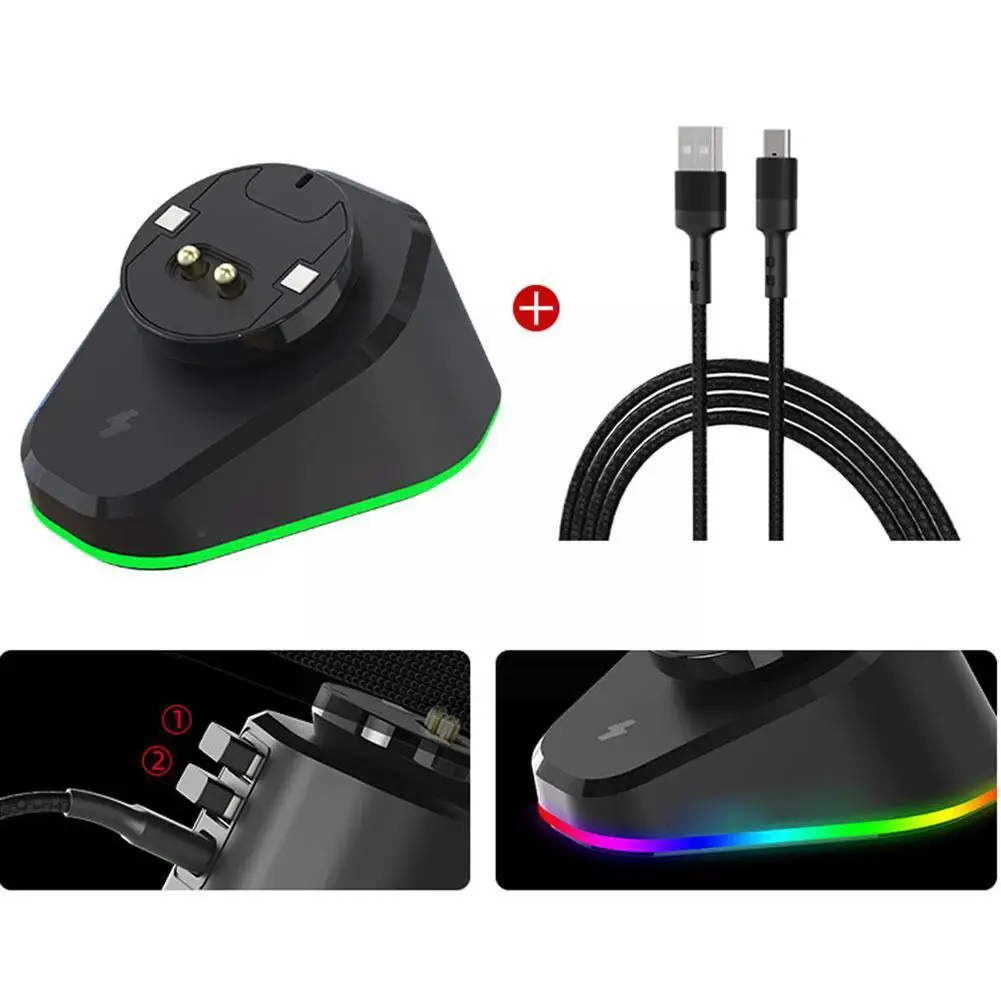 

Беспроводное зарядное устройство для мыши для Logitech G Pro X Superlight G502 Lightspeed Razer DeathAdder V2 Naga Pro Viper Basilisk Ultimate
