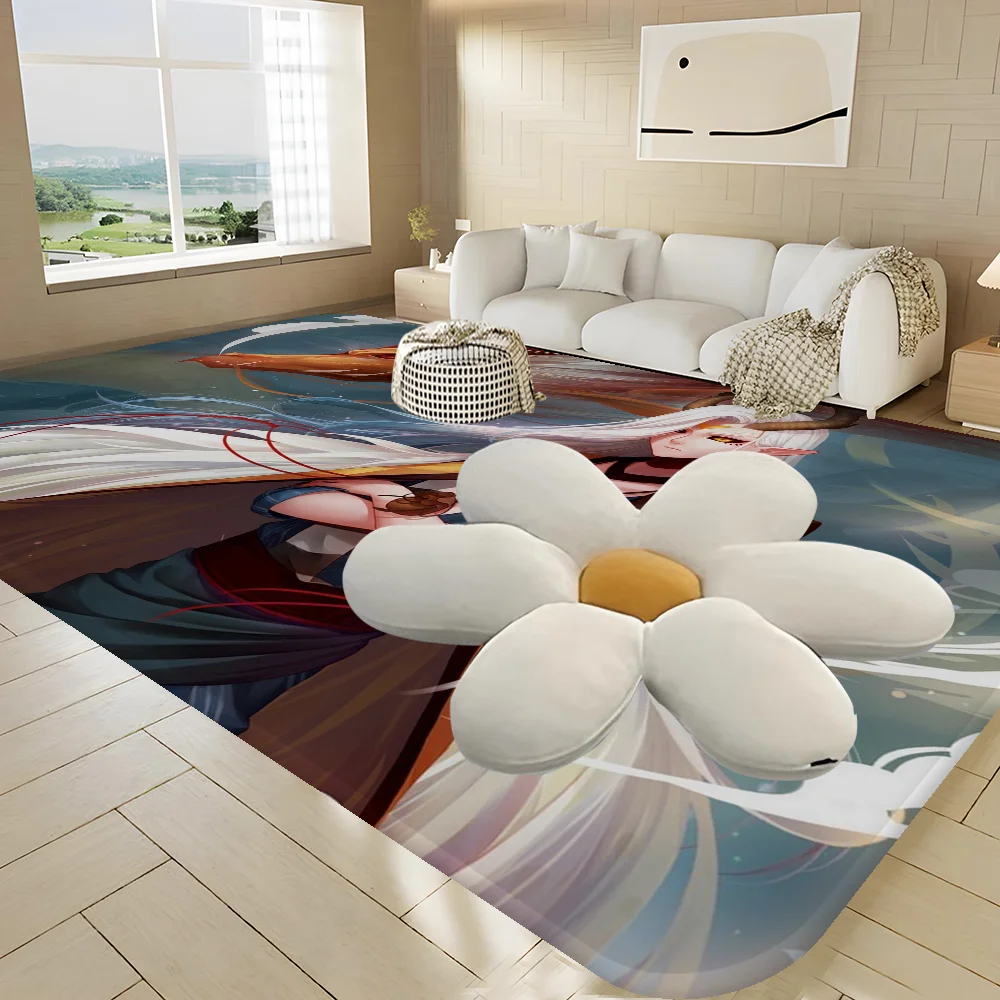 Коврик для двери Onmyoji дешевые противоскользящие современные коврики гостиной