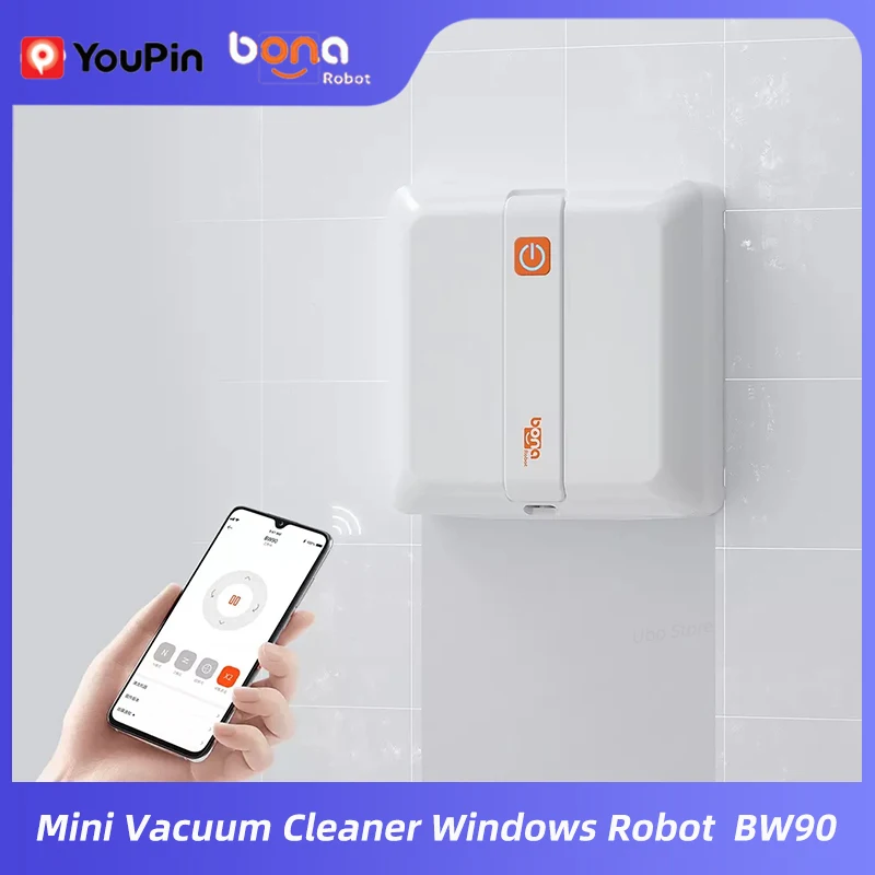 

BONA Mini Vacuum Cleaner Windows Robot BW90 For Home Electric Robotic Washing Window Glass / Tile Wall