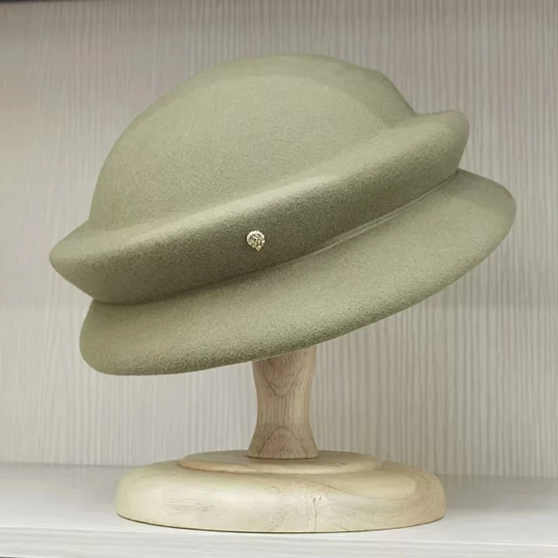 Берет соуси французский стиль женская теплая шапка шерстяная зимняя женские