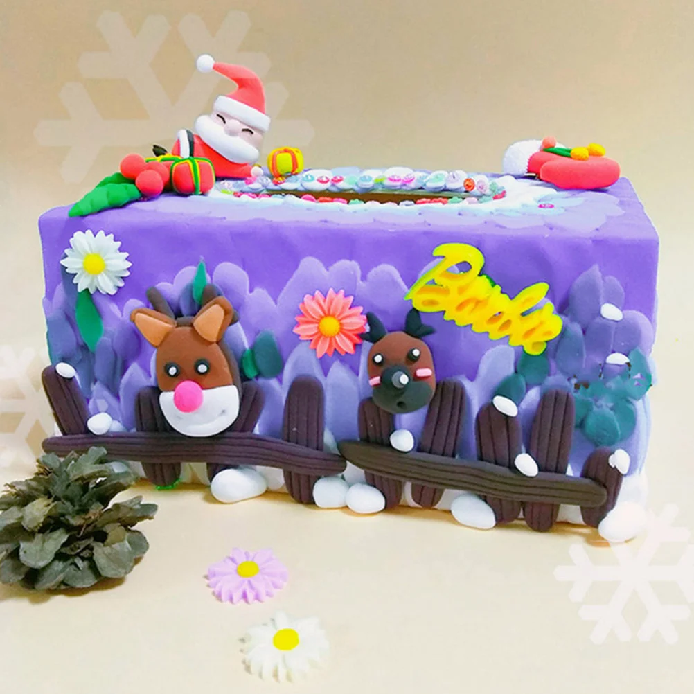 

DIY Tissue Box Paper Towel Dispenser Blank Crafting Holder Wood Storage Case Napkin