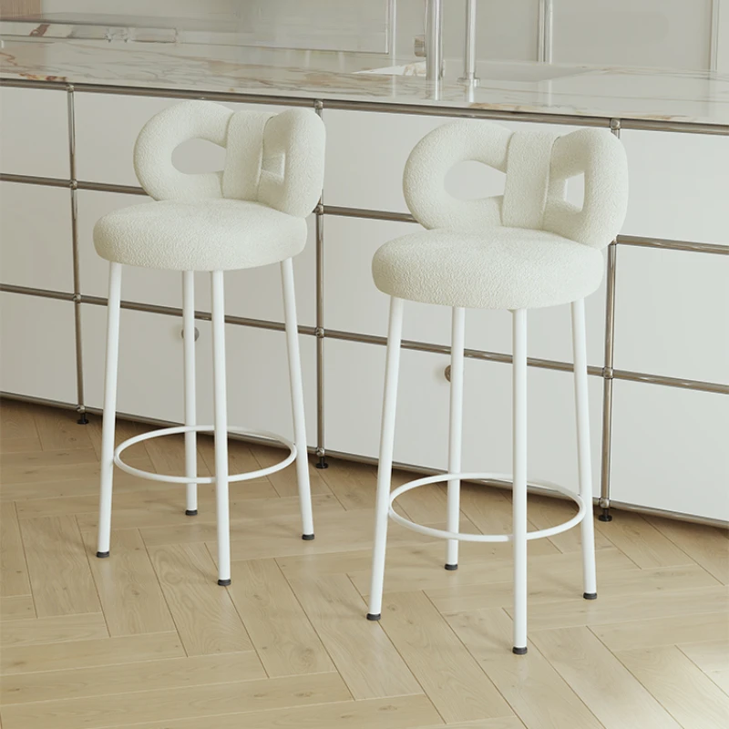 Современные бархатные барные стулья роскошный дизайн высоты стойки для гостиной