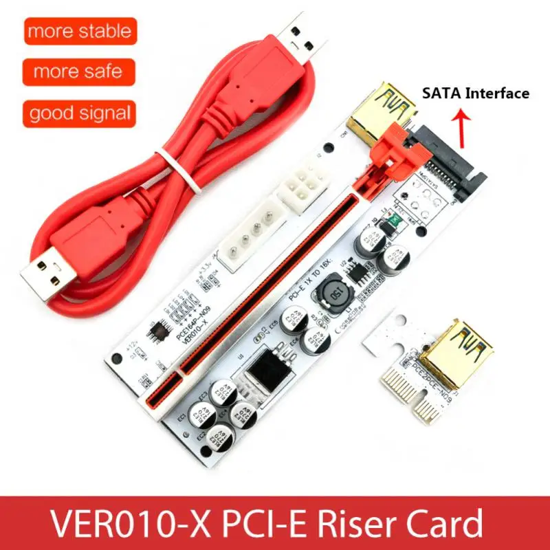 

Карта подъемника стабильное напряжение фризер Pci-e 1x/2x/ 4x/8x/16x совместима с проводом специального оборудования Pci-e карта подъемника