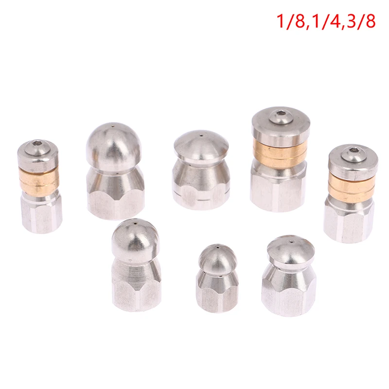 

Water Jet High Pressure Nozzle Clean Sewer Sewage Pressure Washer Nozzle Tools Sewer Jetting Nozzle
