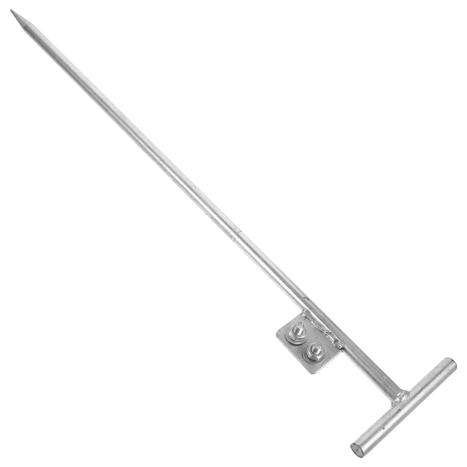 

Ground Pin Portable Rod Grounding Stake Protection Antennas Fence Electric Metal
