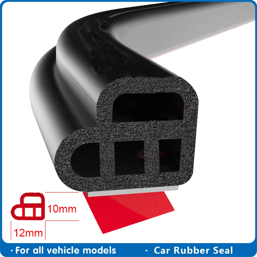 

Car Door Seal Strip For Door Rubber Weatherstrip Cars Trunk Trim Edge Epdm Sealing Noise Insulation Automobile Sticker rubber