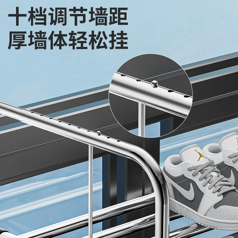 Крючок в стиле балкона вешалка для одежды многофункциональная телескопическая