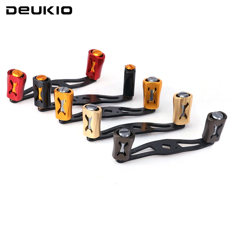 

DEUKIO LURE Fishing Reel Double Rocker Arm Grip Pill All Metal DIY Modification Grip for ShimanoDaiwaABU Baitcast Reel