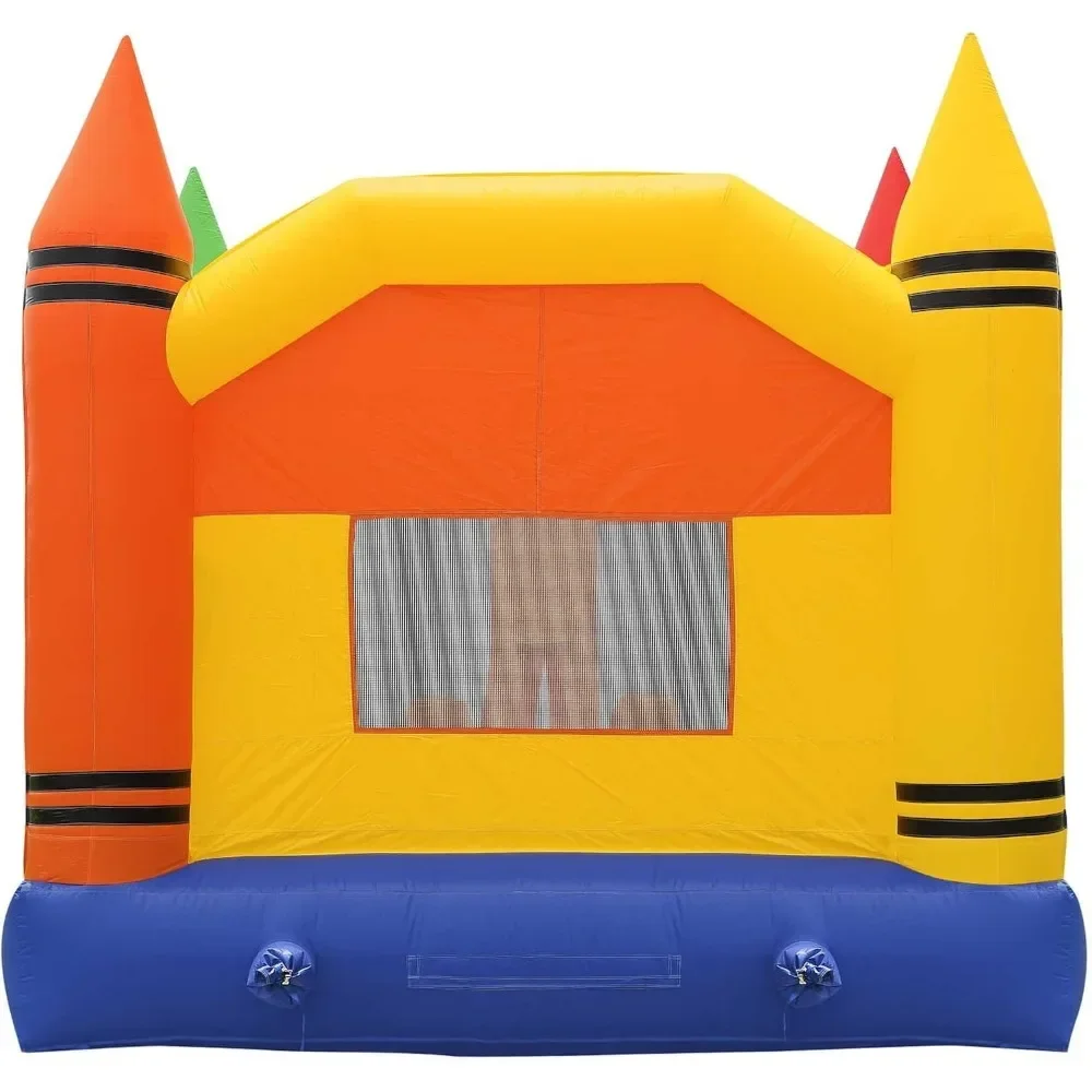 Фото Постмодернистский карандаш Bounce House 100% ПВХ с воздуходувкой коммерческого класса, парк развлечений №5