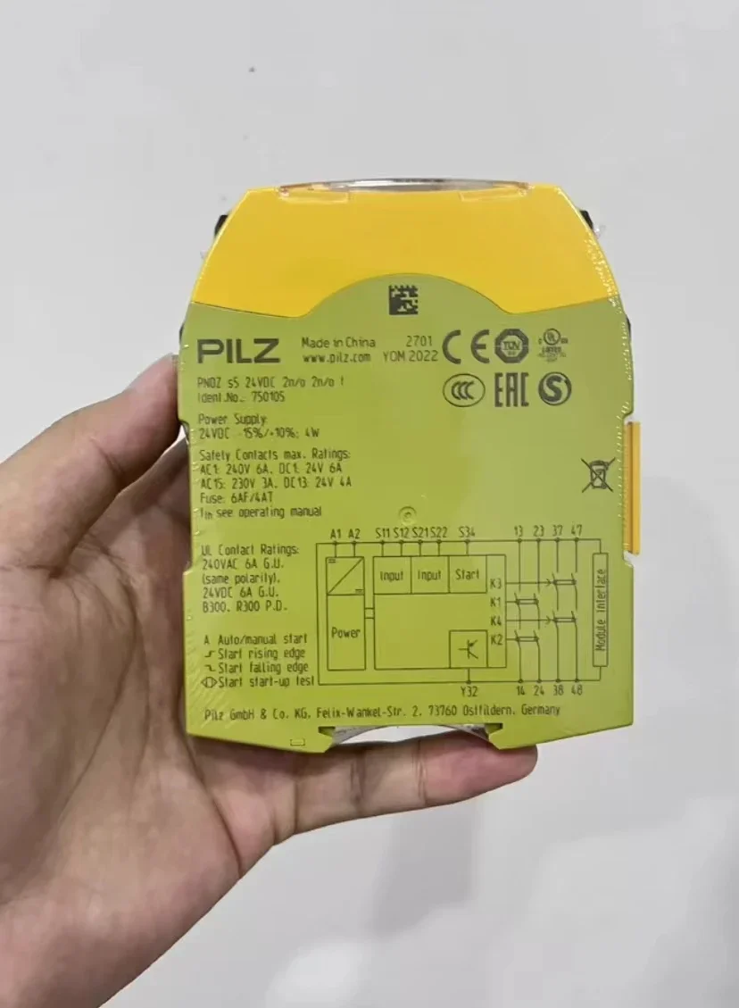 PNOZ S3 2 n/o 750103 751103 750105 751105 100% новый и оригинальный