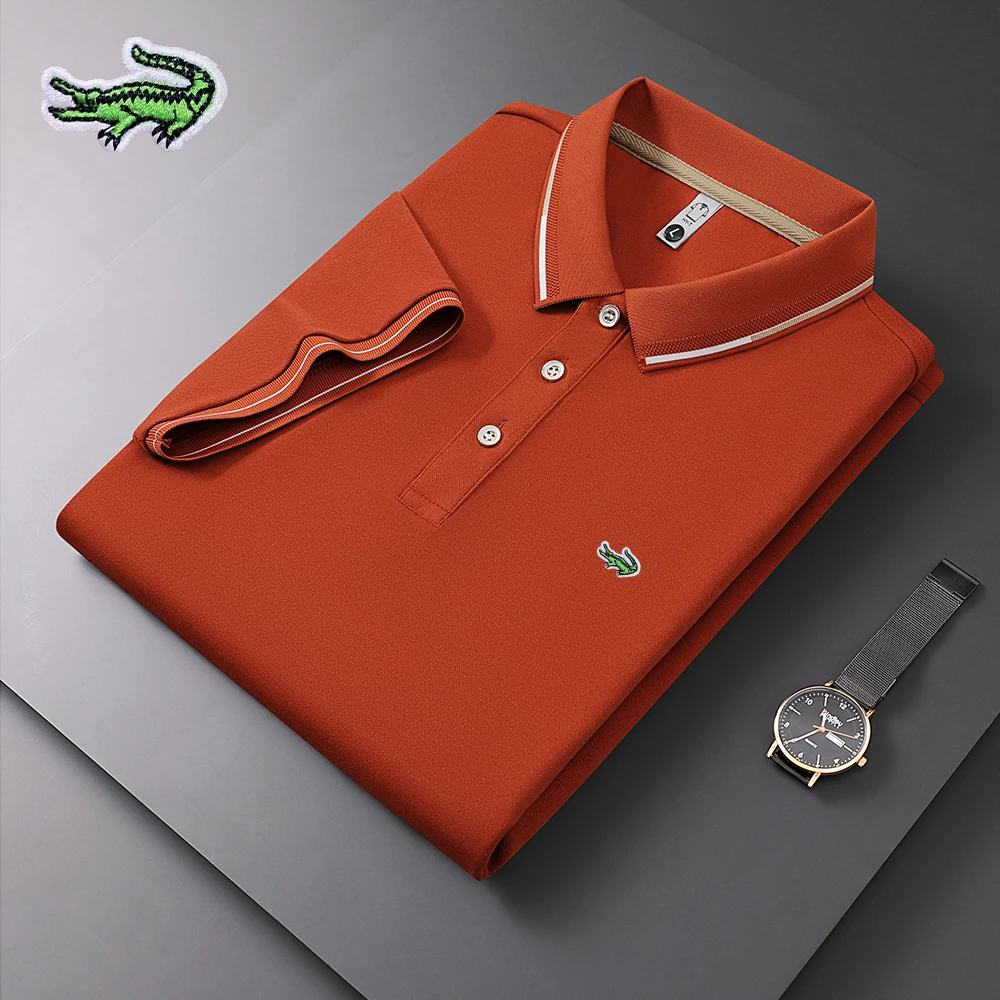 

2023 Embroiderey CARTELO Polo Hot Selling Men's Polo Shirt Spring Summer New Business Casual Breathable Lapel Polo Shirt for Men