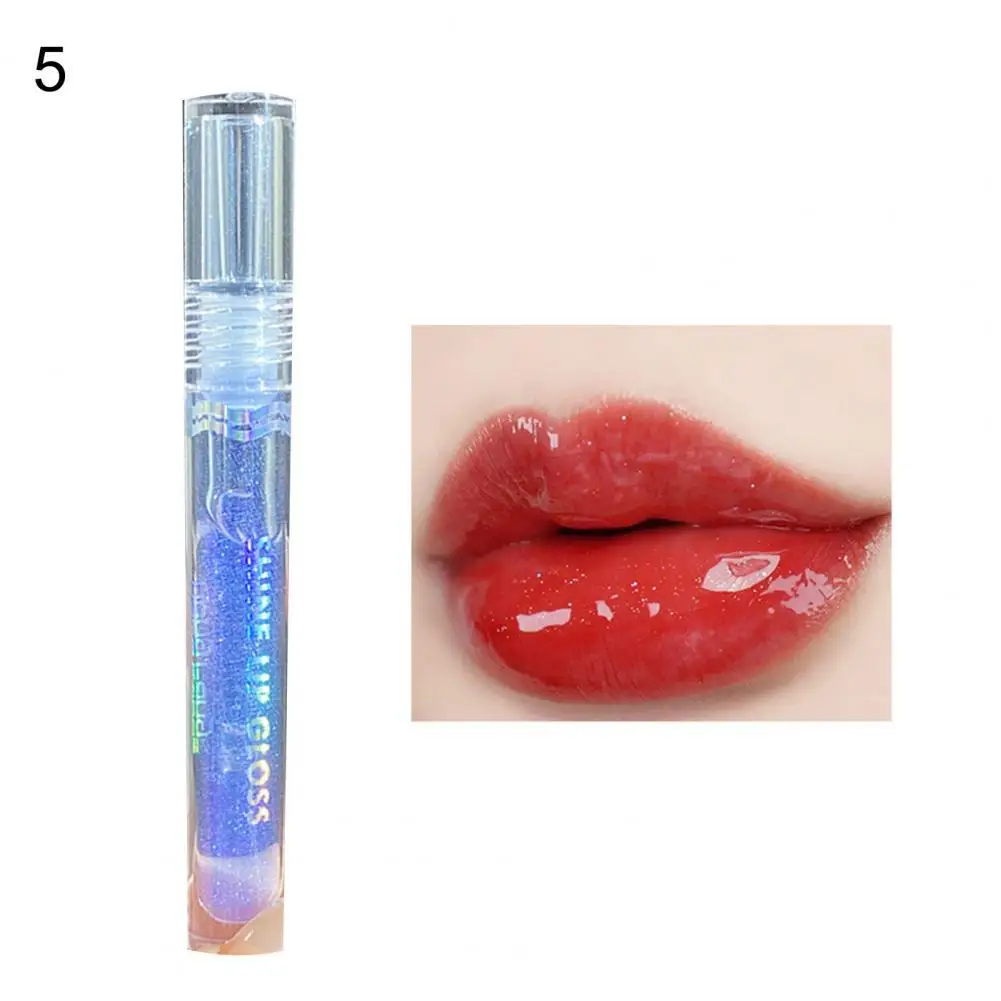

2.5g Mirror Lip Glaze Fashion Mini Gentle Texture Pearlescent Effect Mirror Lip Glaze for Party Lipstick Liquid Lipstick