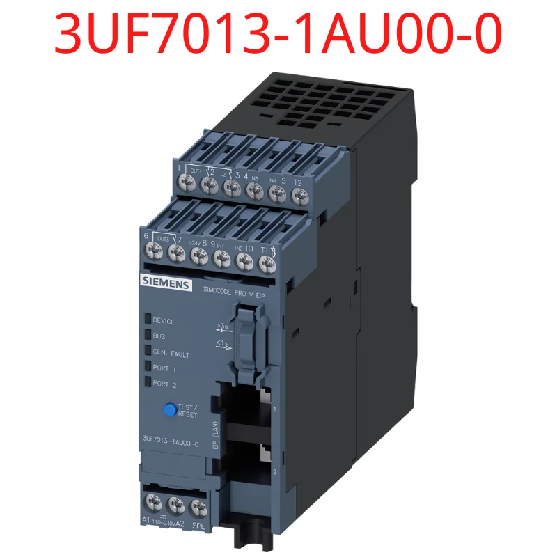 

3UF7013-1AU00-0 Новый базовый блок SIMOCODE pro V EIP, EtherNet/IP, средний резервный DLR, веб-сервер, коэффициент передачи 100