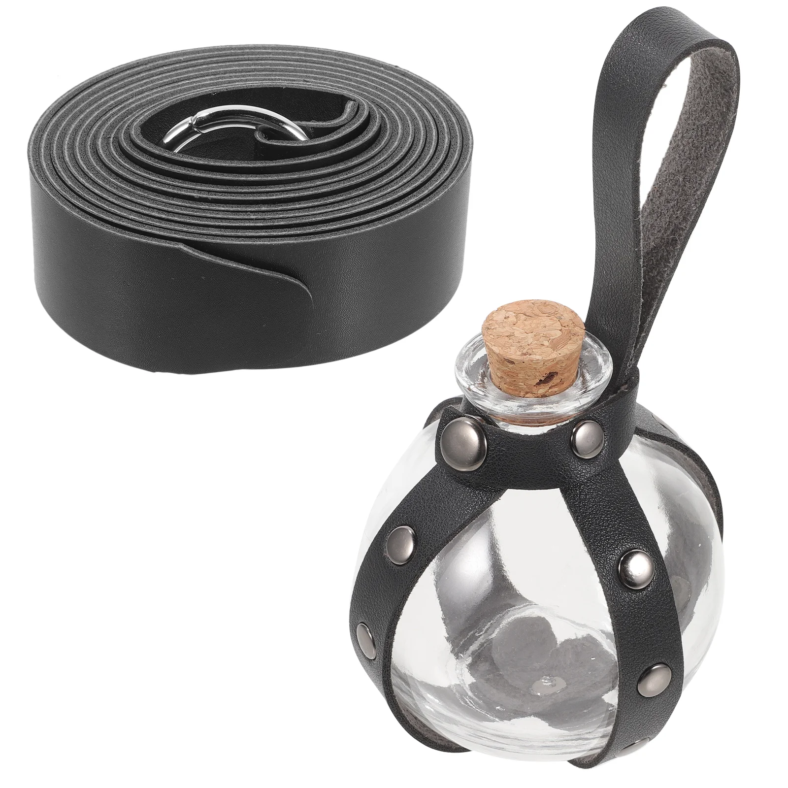 

Держатель для бутылки, реквизит для Хэллоуина, Круглый комплект, защитный ремень для аксессуаров, имитация эпохи Возрождения и ярмарки