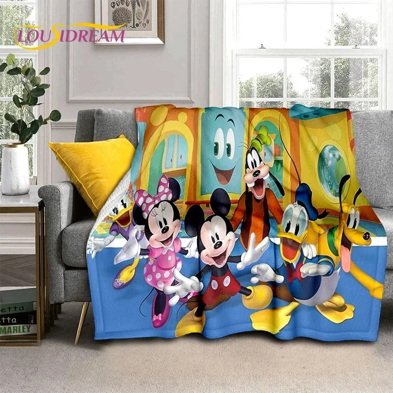 Мягкое одеяло с Микки и Минни Маус