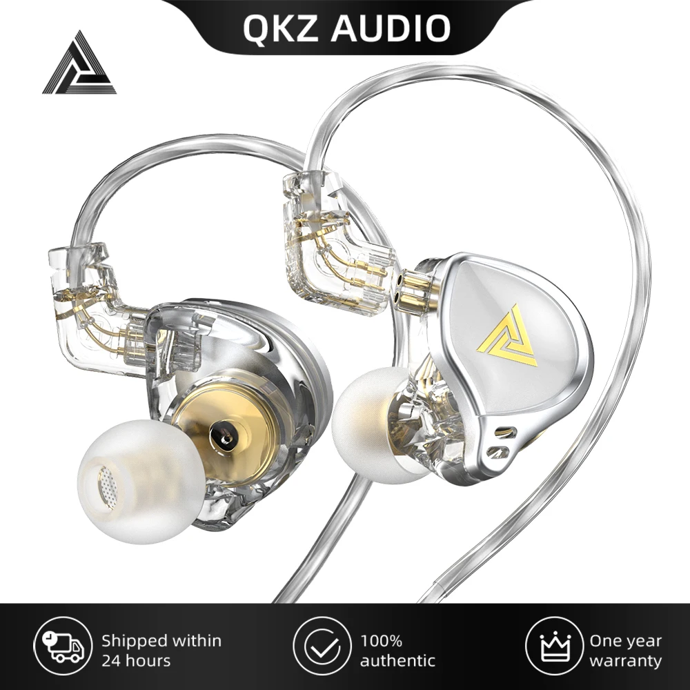 QKZ AK6-Zeus динамические наушники-вкладыши с монитором съемные проводные наушники 3 5