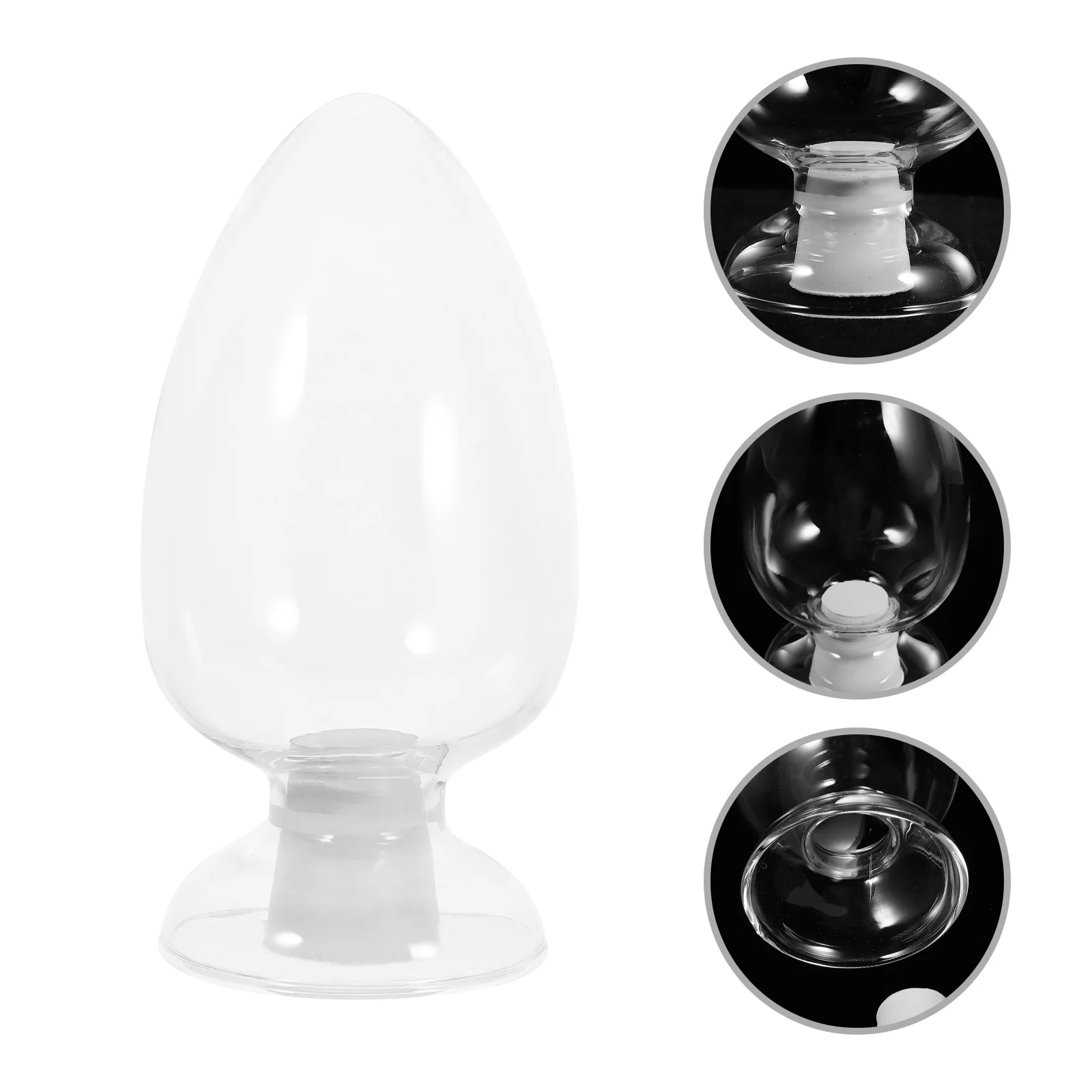 

Match Bottle Matches Jar Holder Cloche Fireplace Laboratory Bottles Sticks Clear Bathroomsample Apothecary Conical