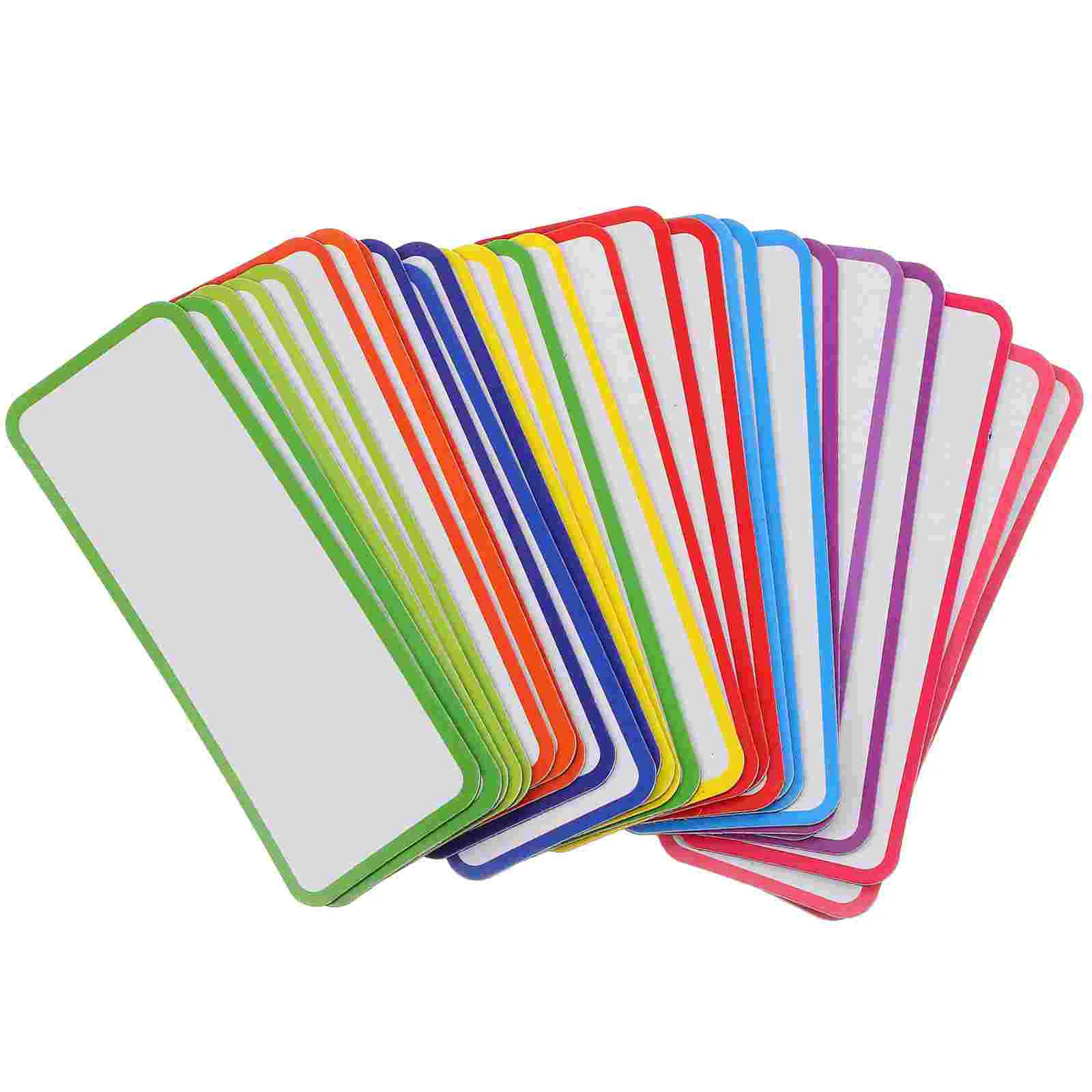 

27pcs Magnet Memo Tags Colored Display Label Stickers for Warehouse Classroom Whiteboard Erasable