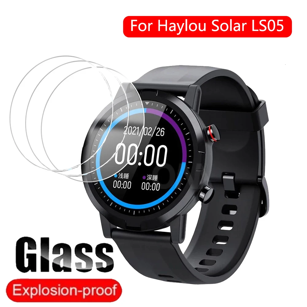 

Защитное закаленное стекло для смарт-часов Haylou Solar LS05, 5 шт.