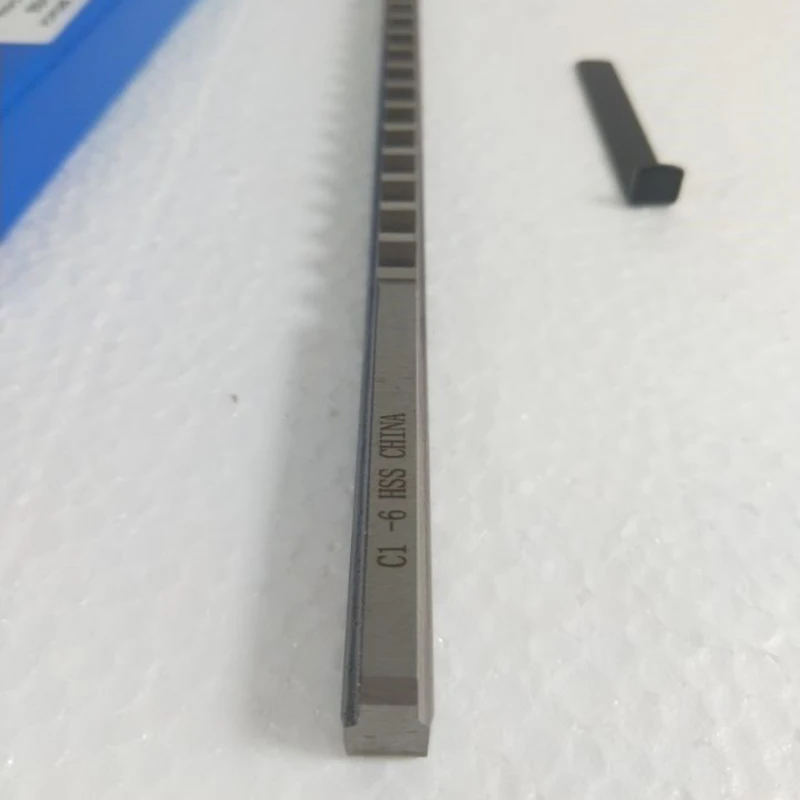 Высокое качество HSS Keyway Broach метрический размер 6 мм режущий инструмент C1 Push-Type H # -