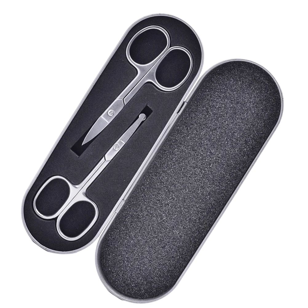 

Scissors Scissor Grooming Nose Hair Facial Eyelashes Beauty Rounded Scissiors Mustache Safety Curved Beard Trimming Earnostril