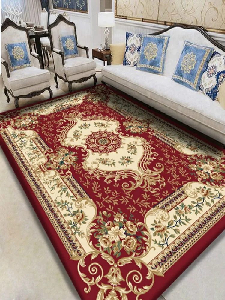 

Simple Nordic 3D Printed Carpet Living Room Bedroom Sofa and Tea Table Bedside Yoga Mat Household Blanket Machine Washable