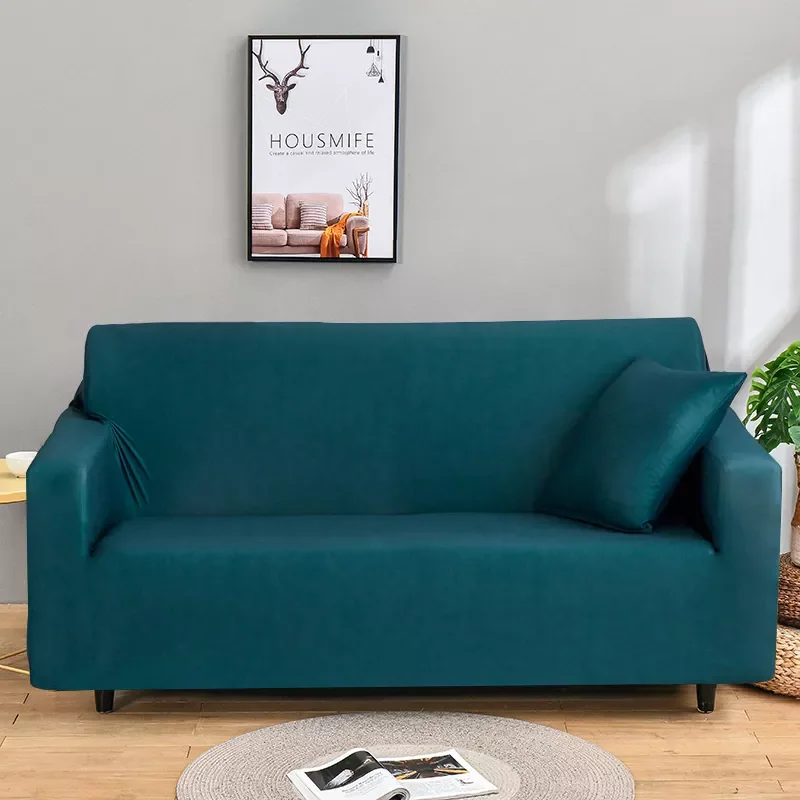 

Solid Color Sofa Cover Stretch Sofa Cover for Living Room Tight Wrap All-inclusive funda sofa Couch Cover ArmChair Cover