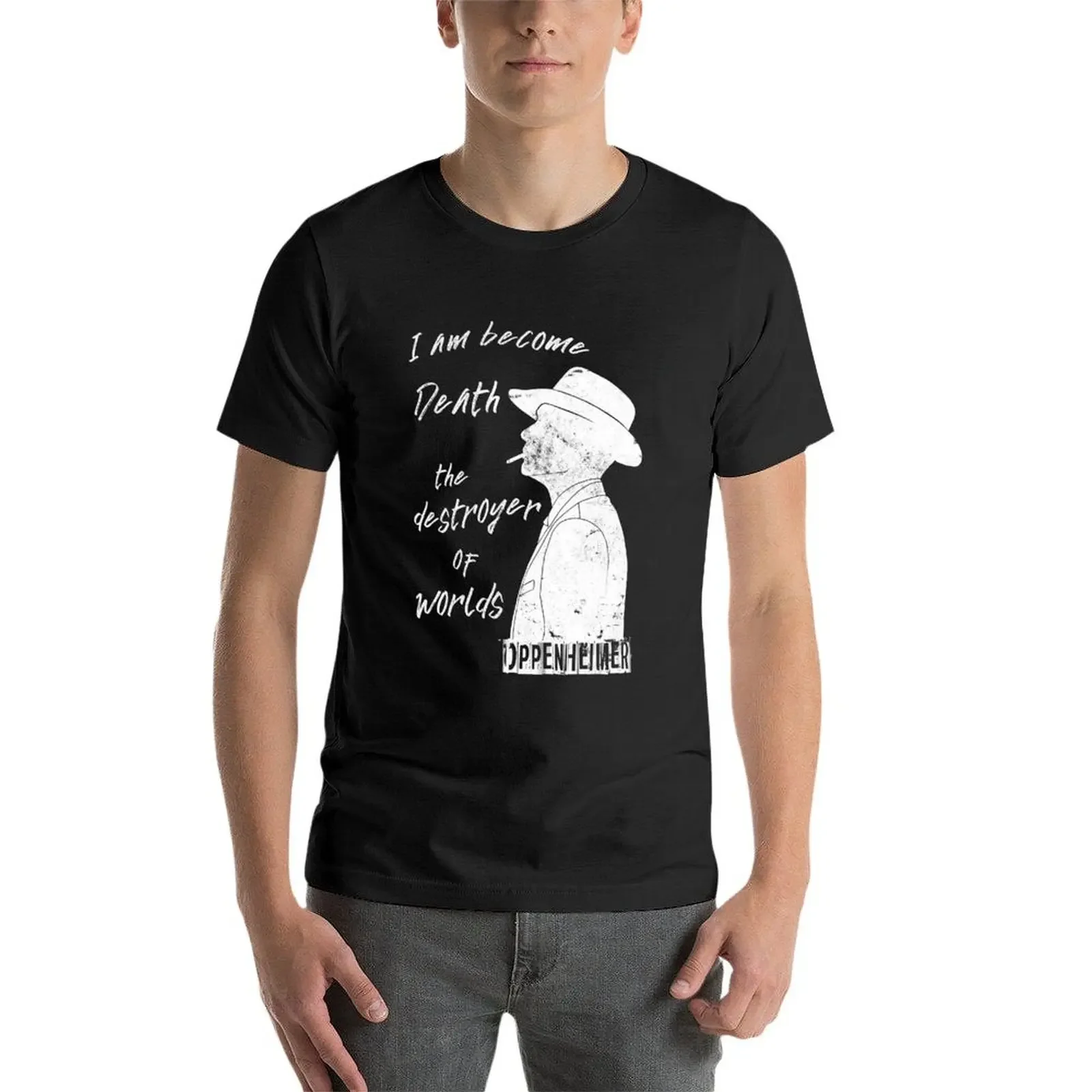 Футболка Oppenheimer уличная одежда заготовки мужская