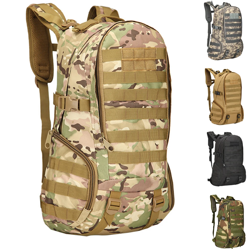 

Mens Military Tactical Hiking Backpack Waterproof Outdoor Sport Camping Climbing Travel 3D Camouflage Molle Trekking Rucksack