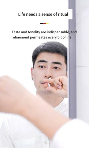 Ручной триммер для волос в носу, прецизионный острый, легко чистится, металлический стальной материал, прочный, удобный и компактный, чистящий инструмент