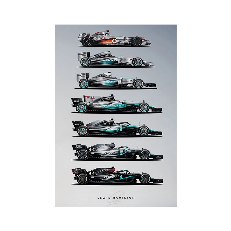 

Плакат Formula Grand Prix Winner Hamilton
