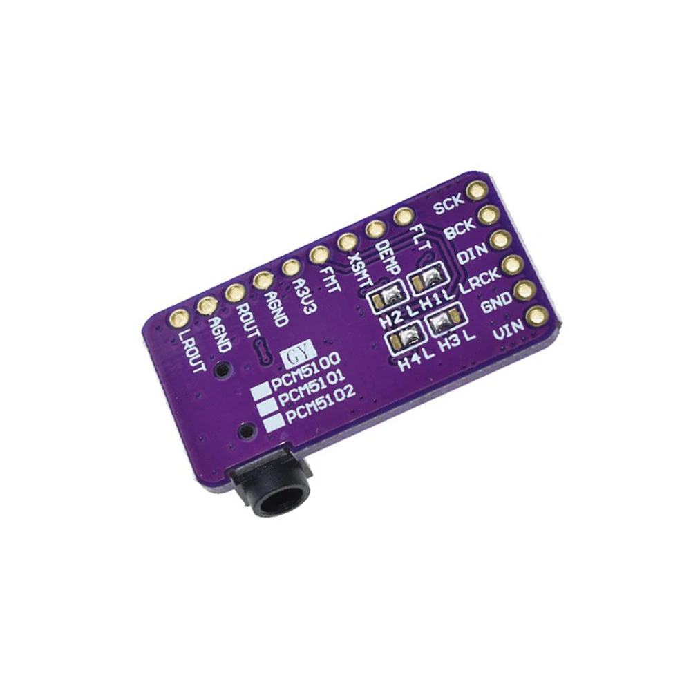 Декодер интерфейса PCM5102 DAC I2S звуковая карта цифровая аудиосистема модуль