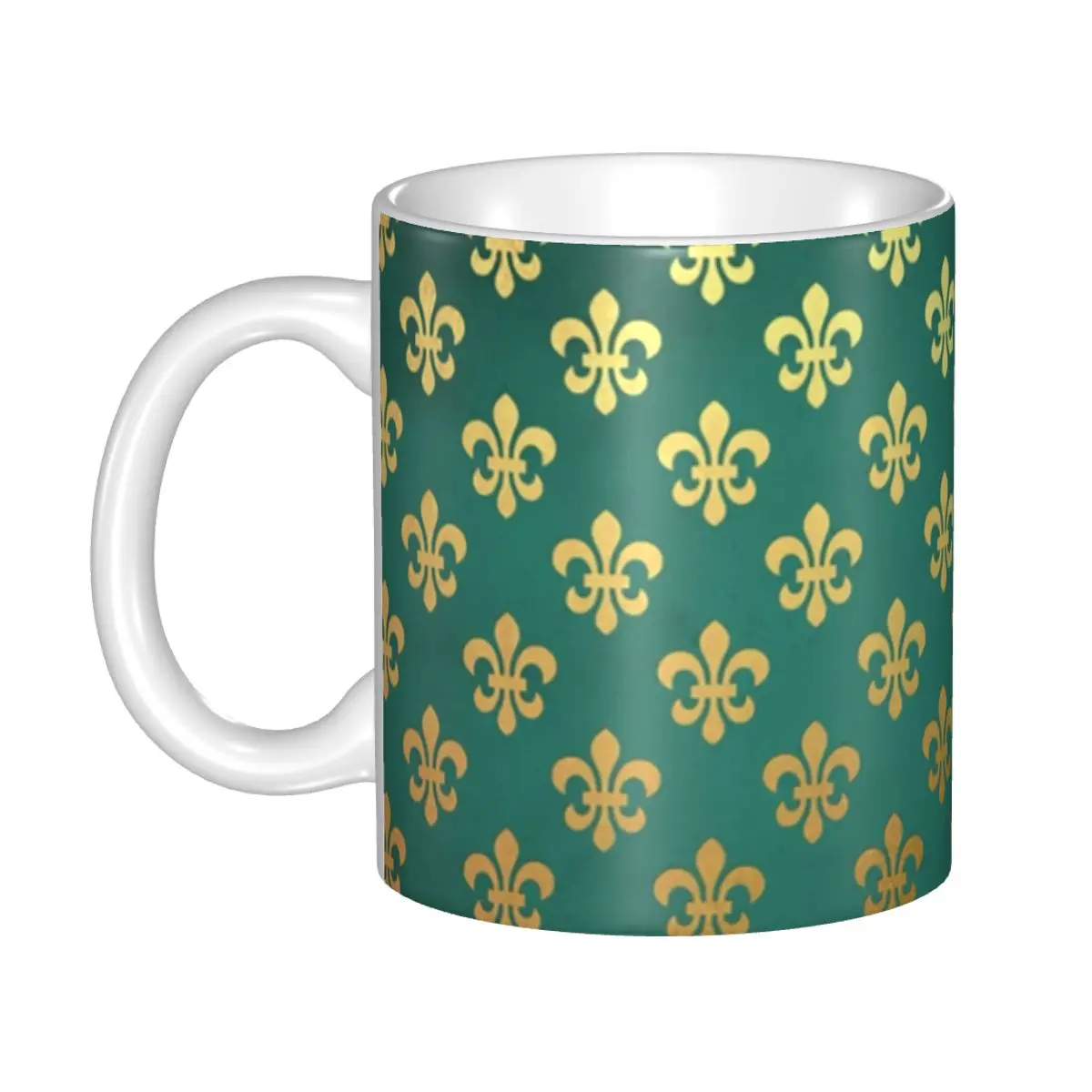 Сделай Сам винтажные керамические кружки с лилией персонализированные кофейные