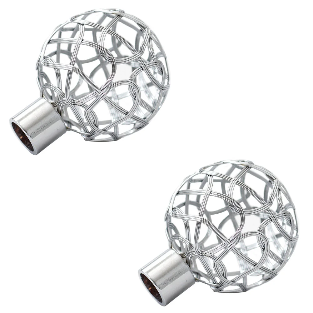 

Curtain Rod End Ends Pole Drapery Window Rods Cap Decorative Home Head Decor Caps Crystalfinials Finialsingle Adjustable Iron