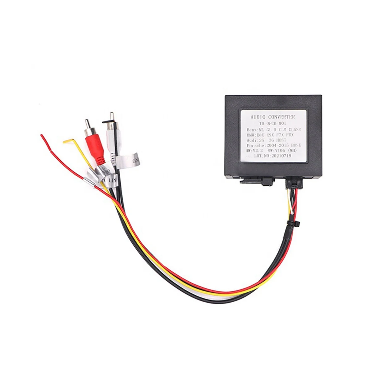 Car Stereo MOST Fiber Optical Radio Decoder Amplifier Adapter Box for Porsche Cayenne for Mercedes Benz ML/GLR/W164/W251