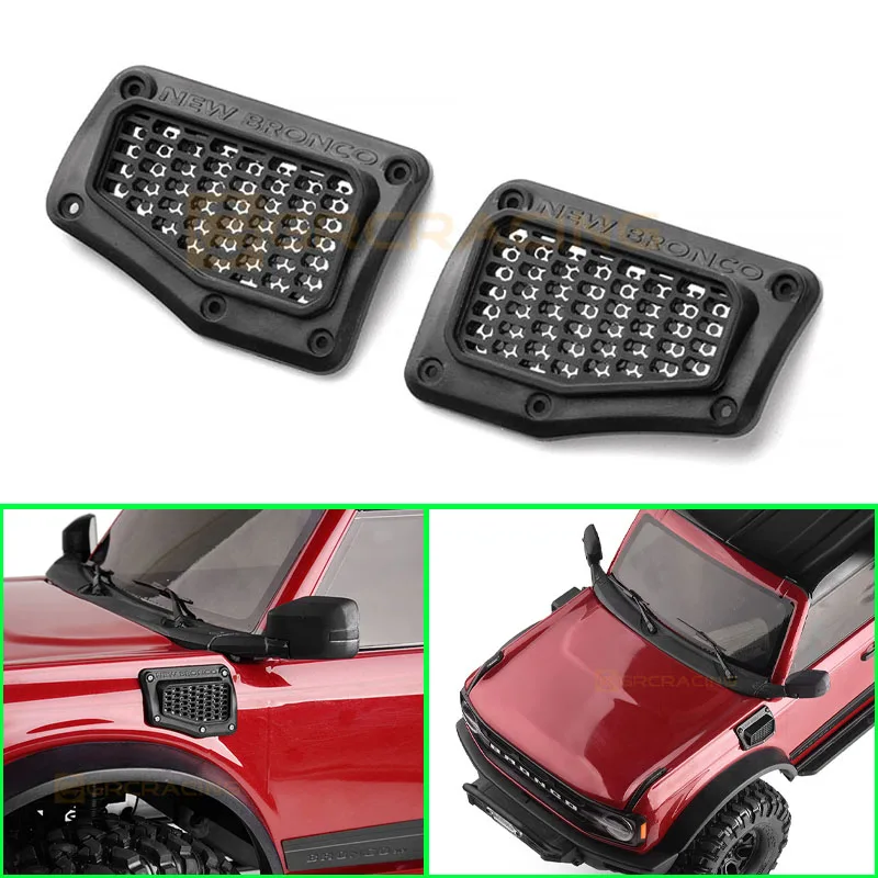 

2pcs GRC Side Grille Trim for 1/10 RC Crawler Car Traxxas TRX4 BRONCO Diy Parts