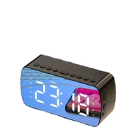 clock bluetooth speaker small household alarm clock outdoor portable portable speaker radio